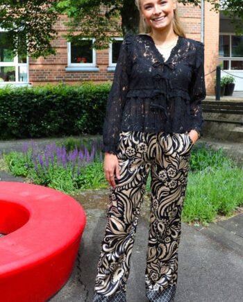Liberte Bluse Nartina Ls Tie Black