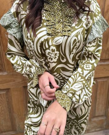 Liberte Bluse Tia Frill Army