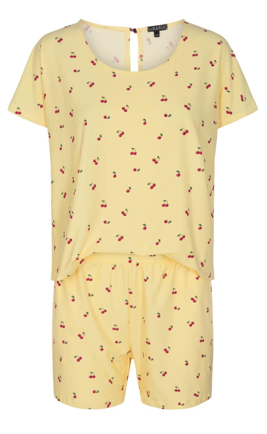 Liberte Buksedragt Alma Cherry Print