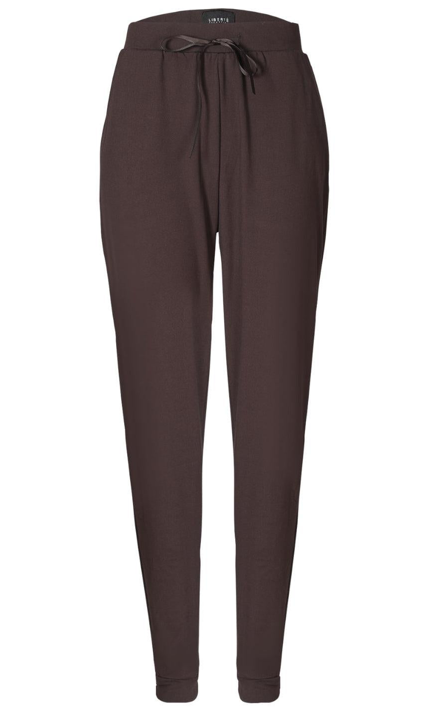 Liberte Bukser Alma Fleece Dark Chocolate