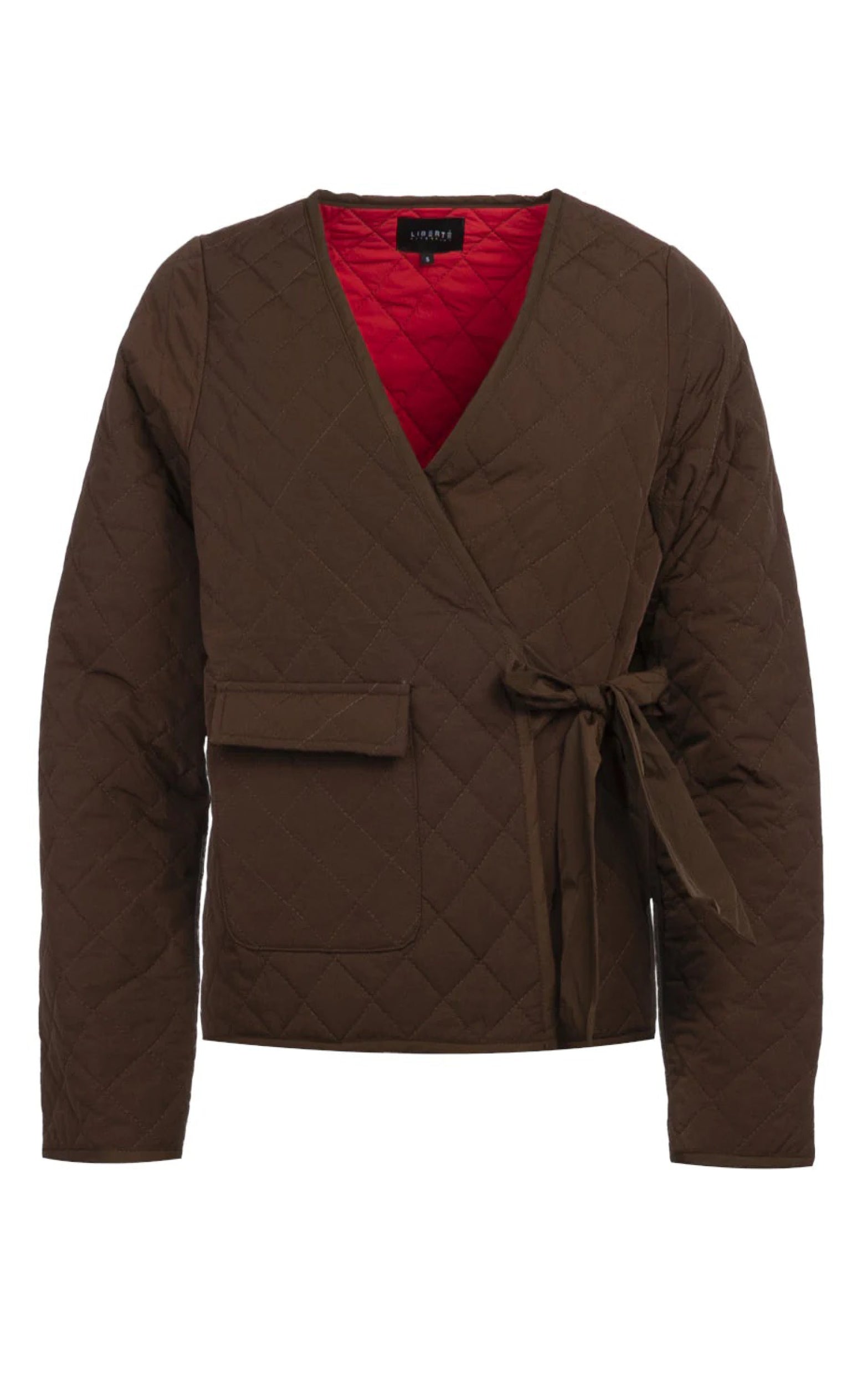 Liberte Jakke Fia Quilt Dark Brown