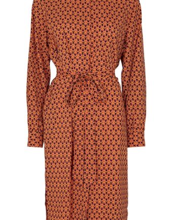 Liberte Kjole Edna Black Orange