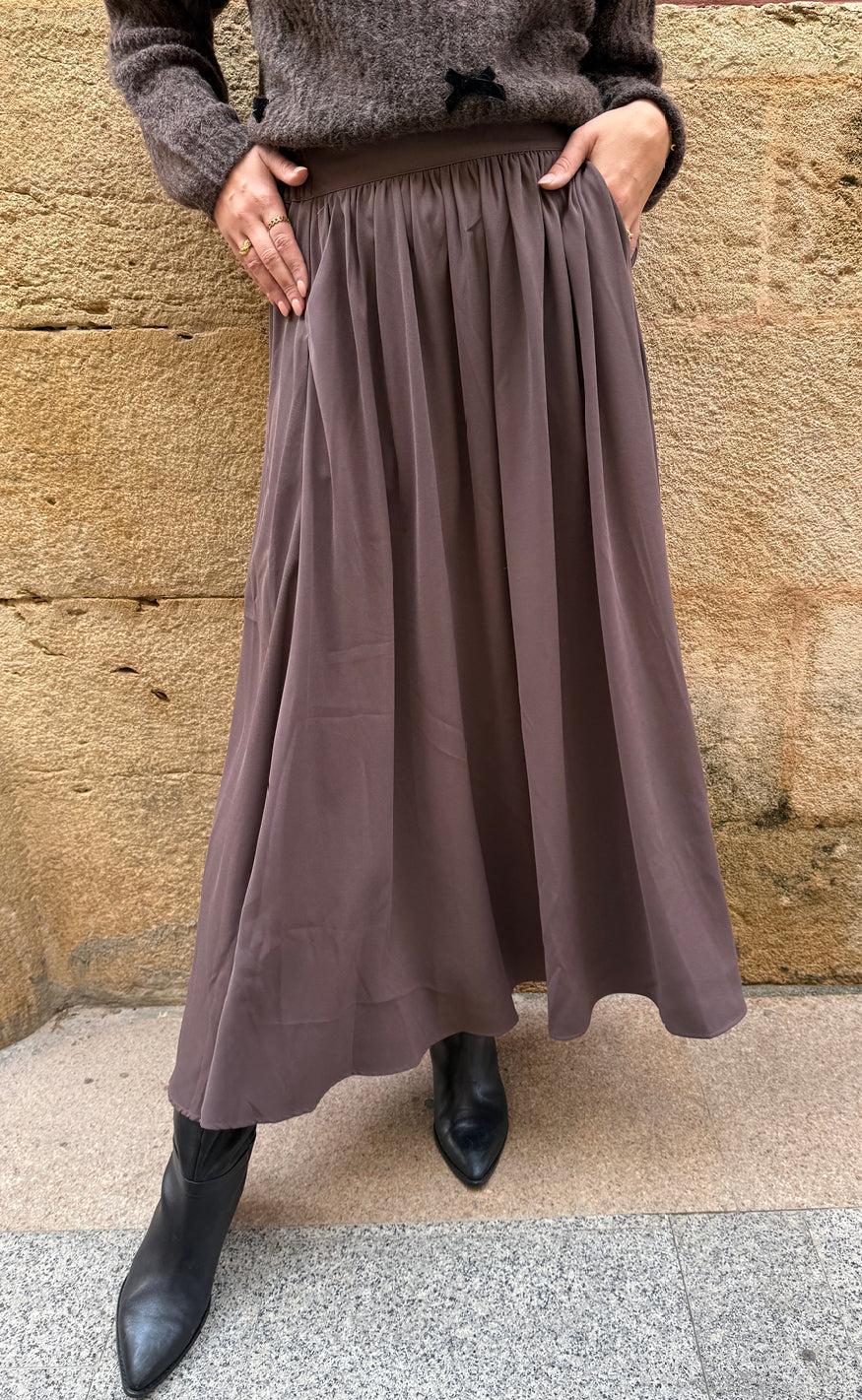 Liberte Nederdel Frede Dark Bown