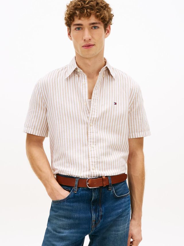 Linen Blend Bengal Stp     Rf