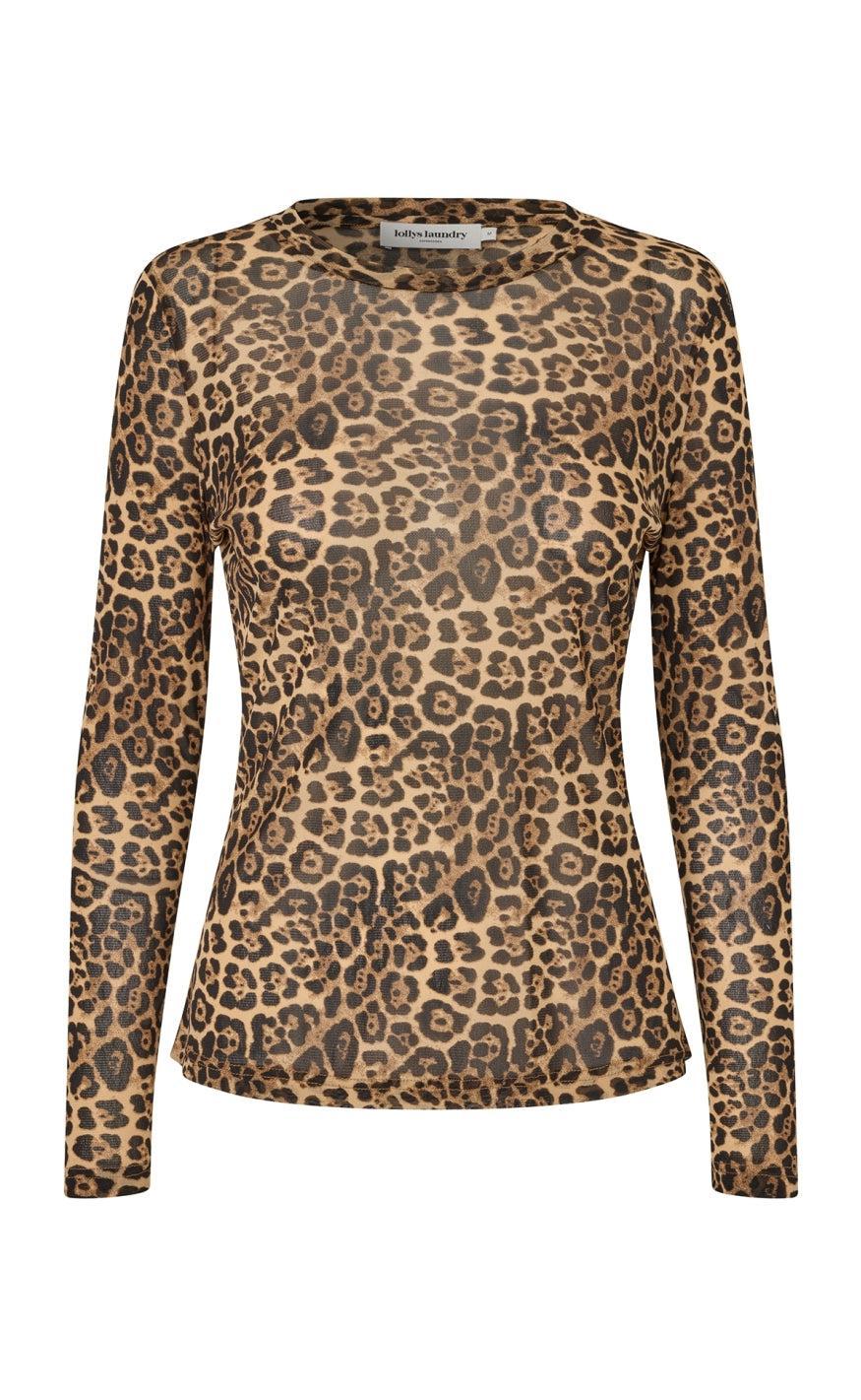 Lollys Laundry Bluse Irie Leopard Print
