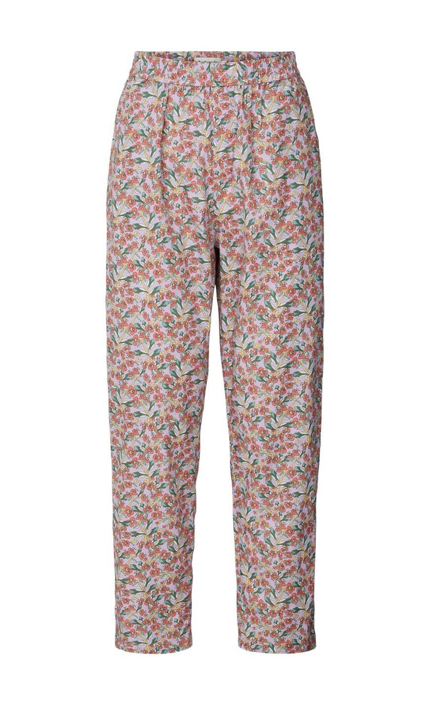 Lollys Laundry Bukser Bill Flower Print Rose