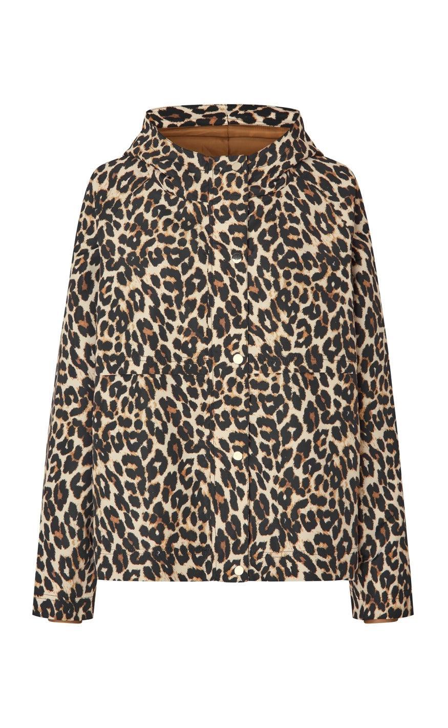 Lollys Laundry Jakke Dai Leopard Print