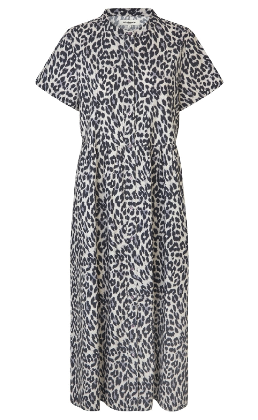 Lollys Laundry Kjole Aliya Leopard Print