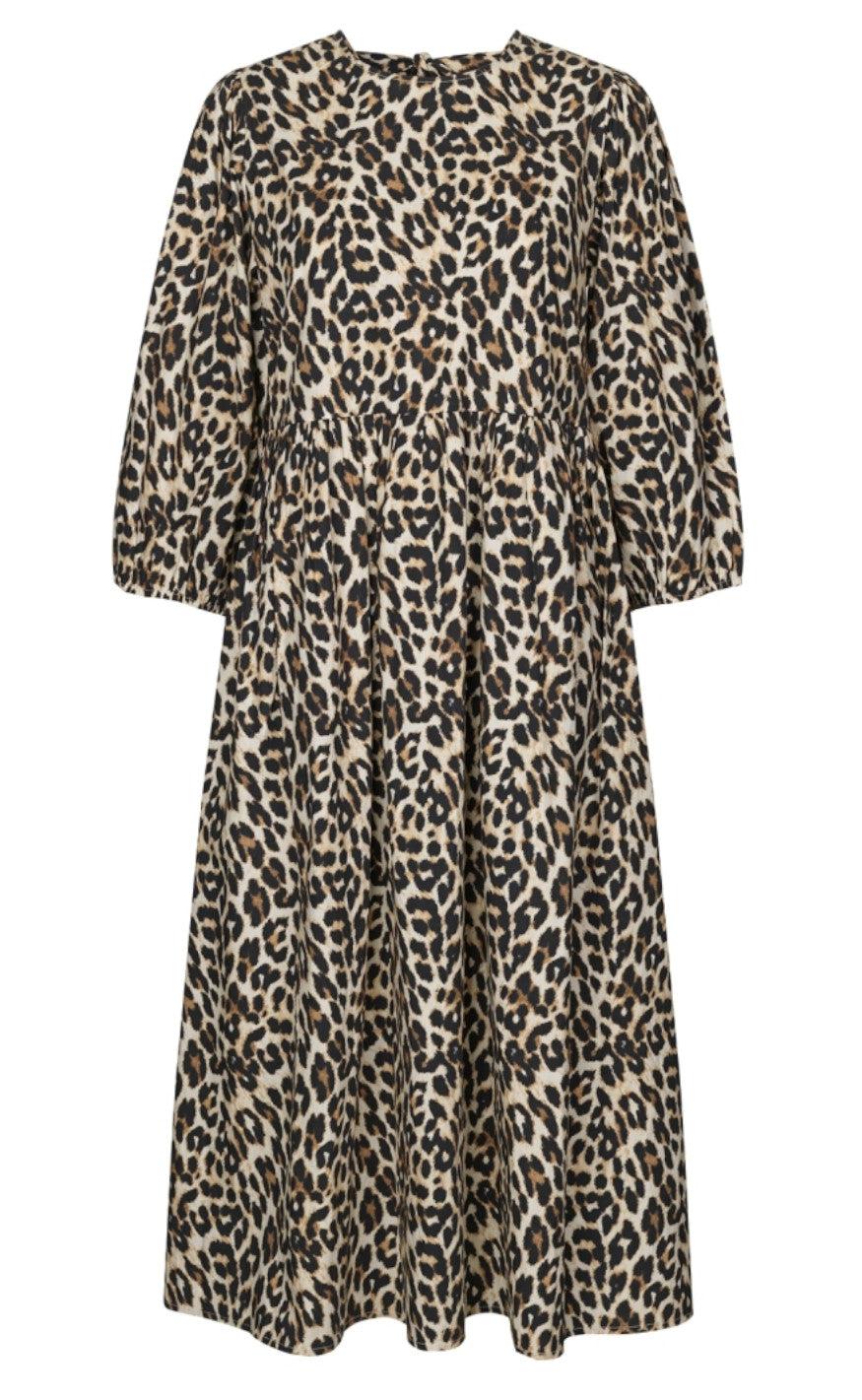 Lollys Laundry Kjole Marion Leopard Print