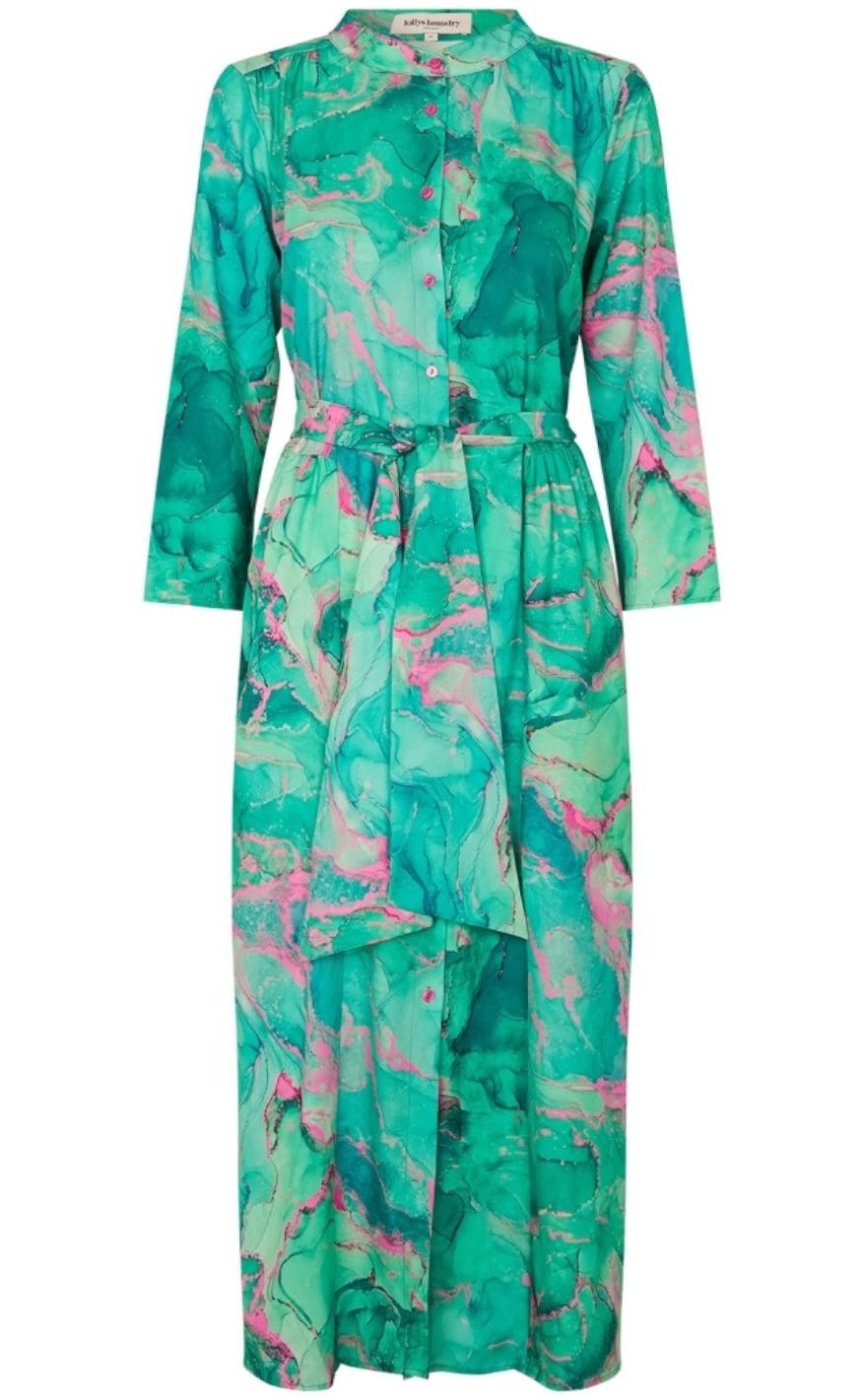 Lollys Laundry Maxi Kjole Harper Green