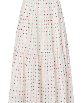 Lollys Laundry Nederdel Sunsetll Maxi Creme