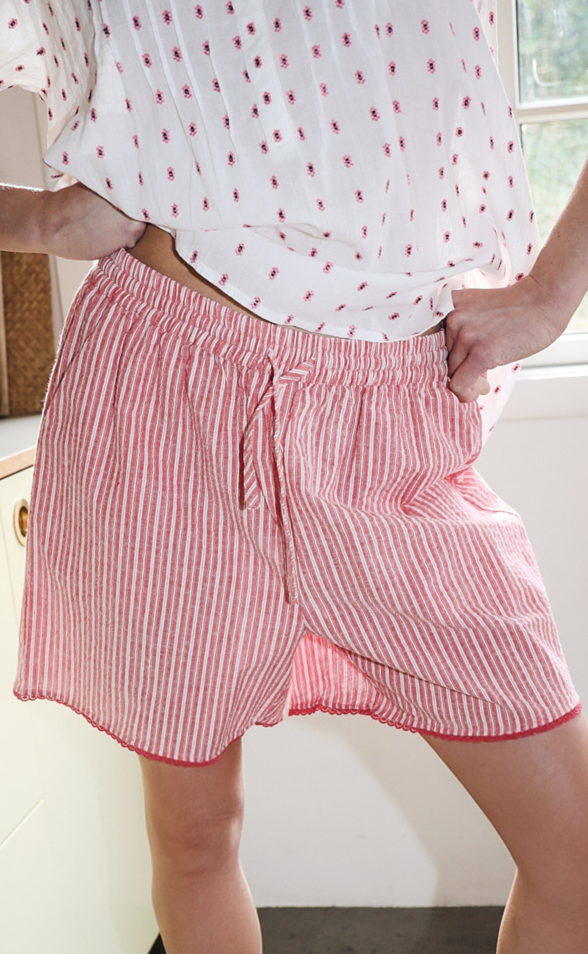 Lollys Laundry Shorts Ritall Red