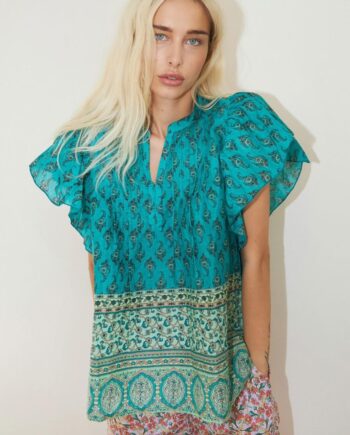 Lollys Laundry Top Isabel Green