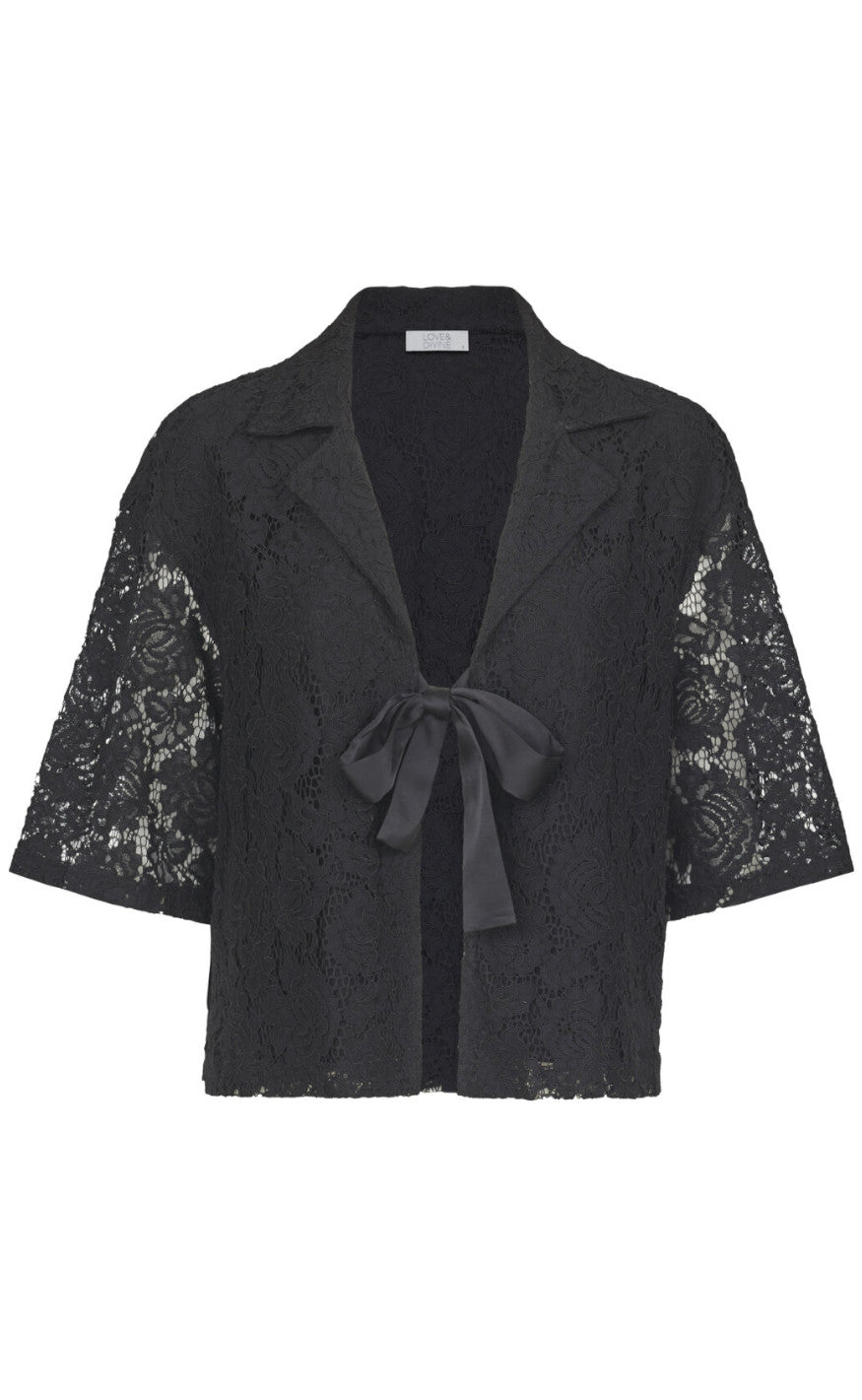 Love Divine Bluse Love1133- Black