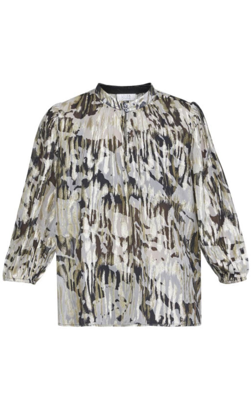 Love Divine Bluse Love881- Black Cream