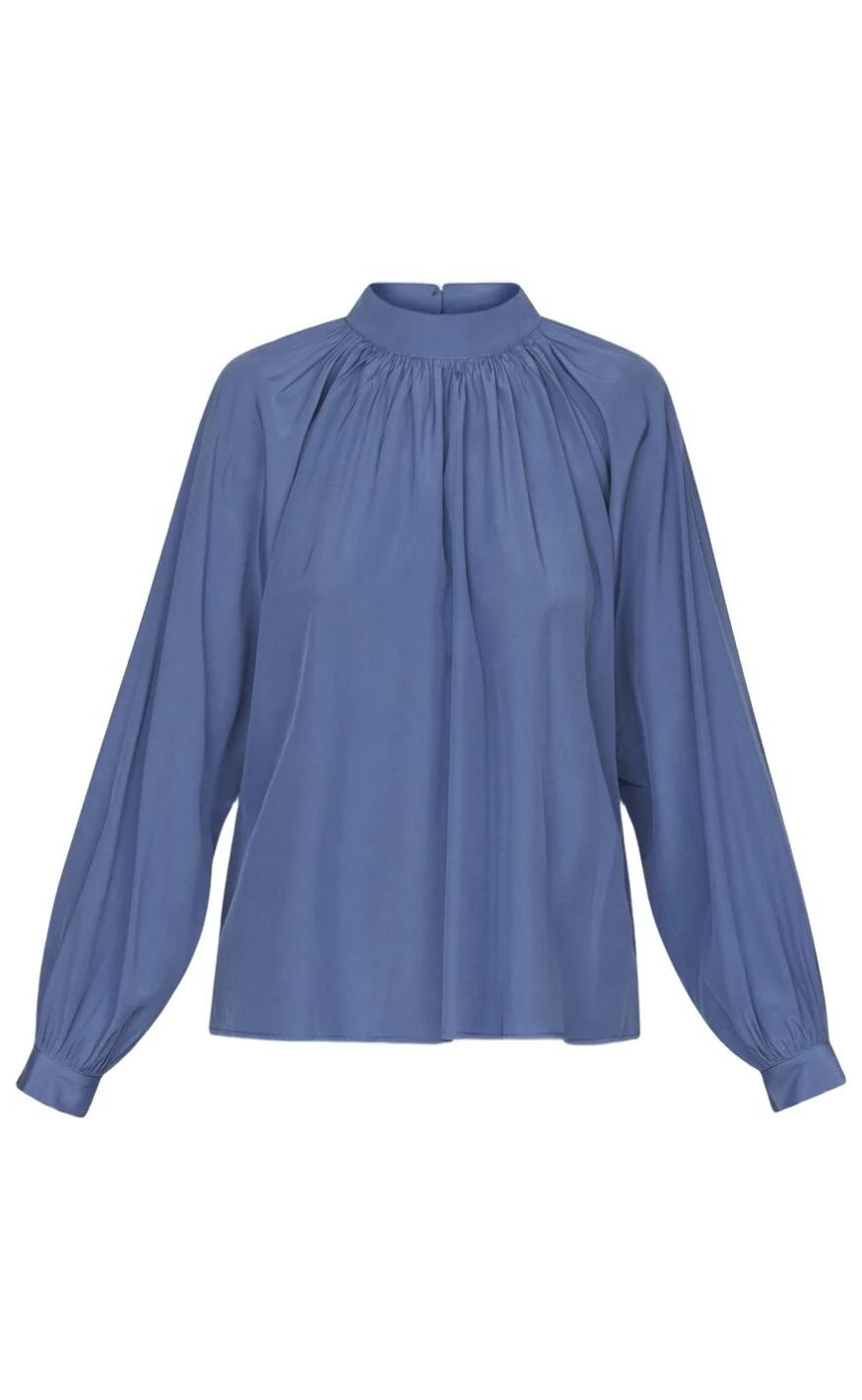 Love Divine Bluse Love1201 Mid Blue