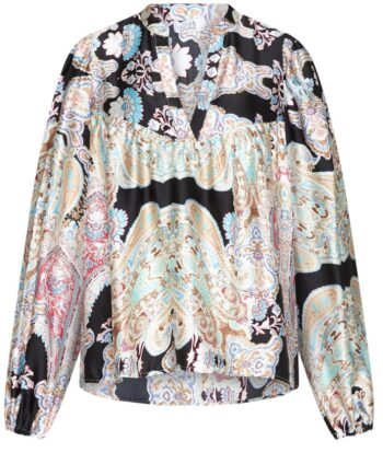Love   Divine Bluse Love1053-  Mint Paisley