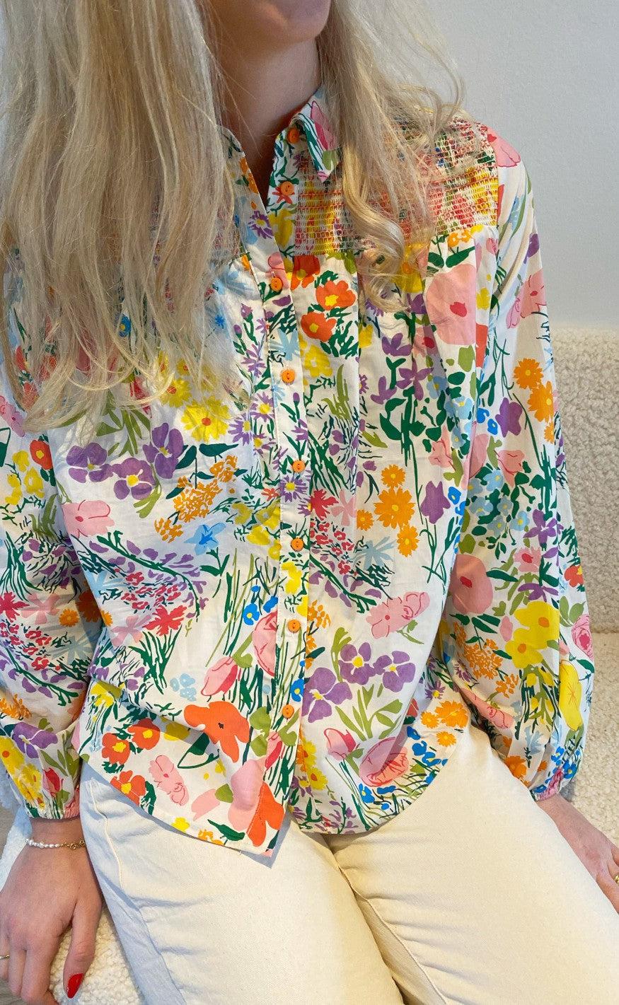 Love Divine Bluse Love781 Multi Flower