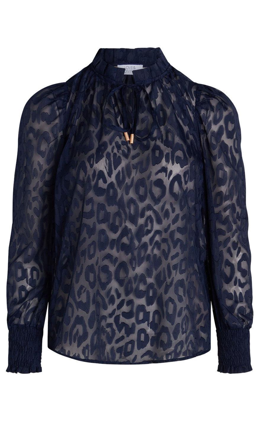 Love Divine Bluse Love490-11 Navy