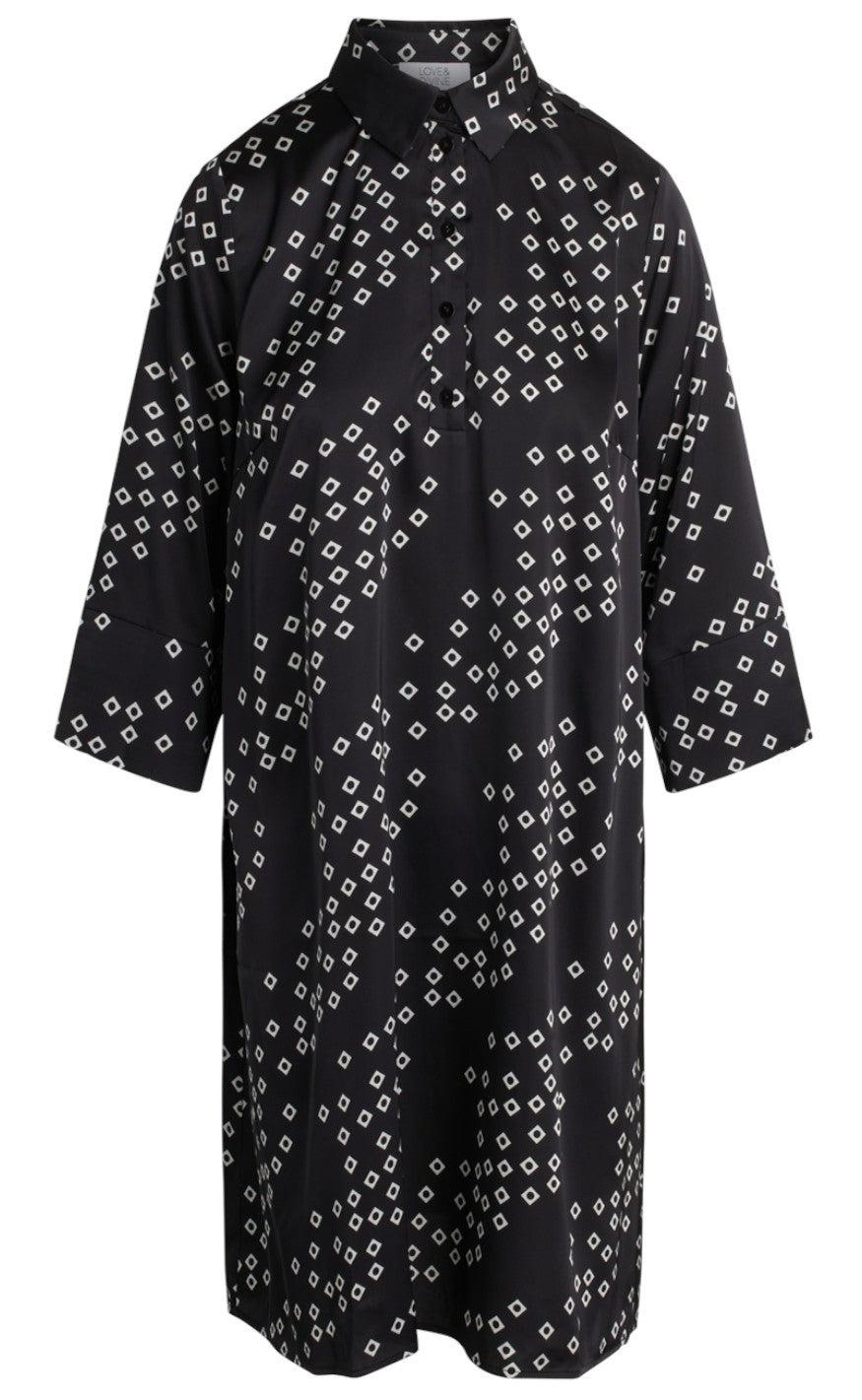 Love Divine Kjole Love441-14 Black Cream