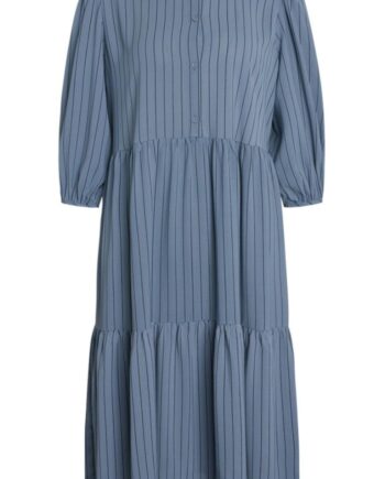 Love   Divine Kjole Love696 Blue Pinstripe