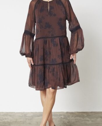 Love   Divine Kjole Love1406 Bordeaux Flower