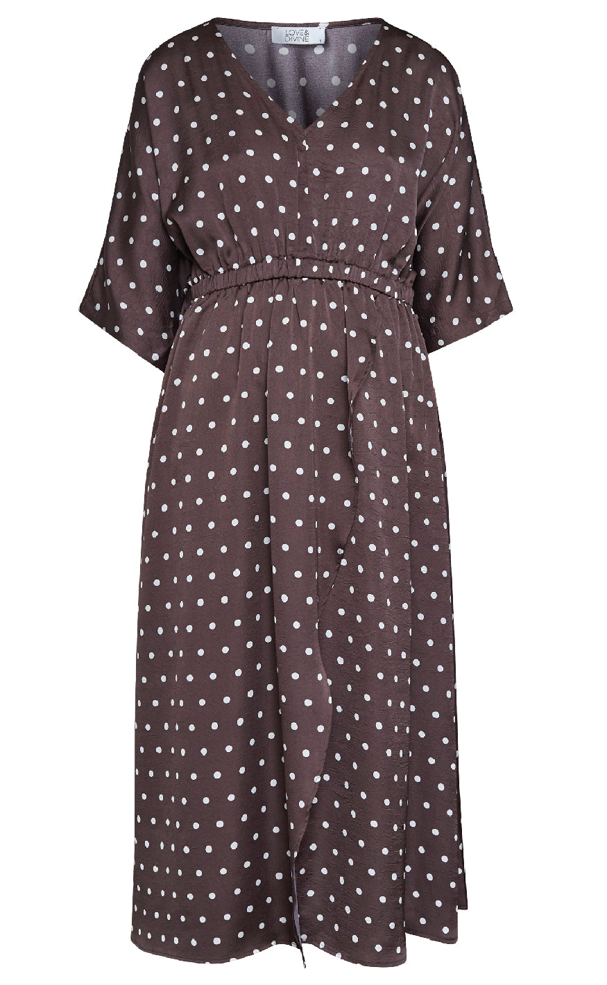 Love Divine Kjole Love1386 Brown Dot
