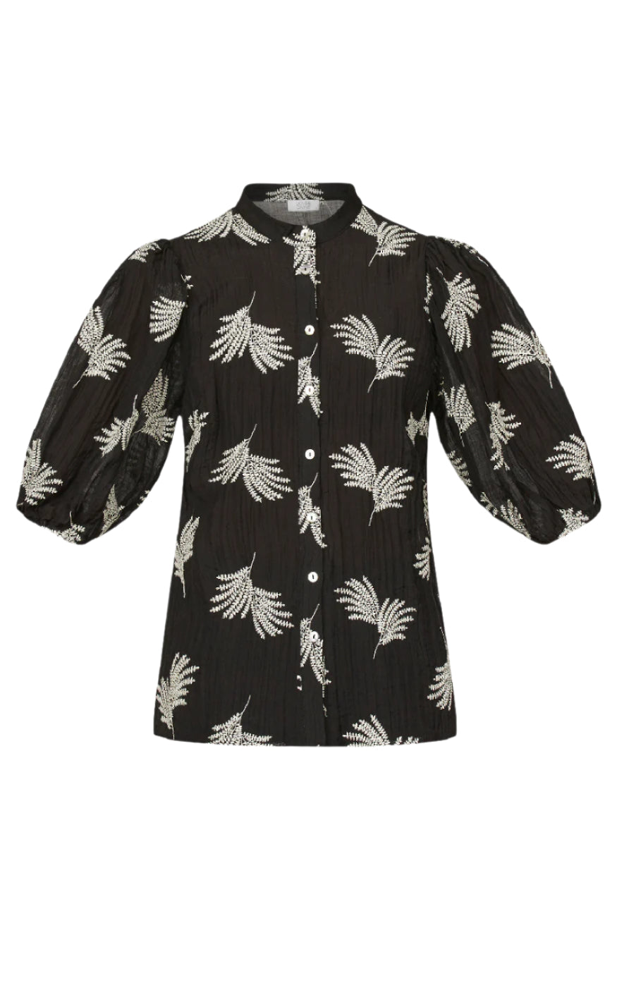 Love Divine Skjorte Love1152 Black Cream
