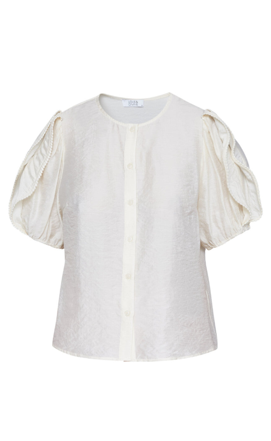 Love Divine Skjorte Love1377 Cream