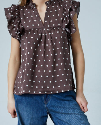 Love   Divine Top Love1387 Brown Dot