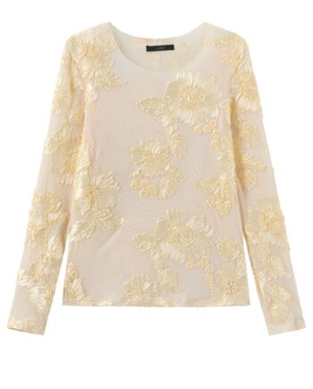 Luxzuz Bluse Florana Pastel Yellow