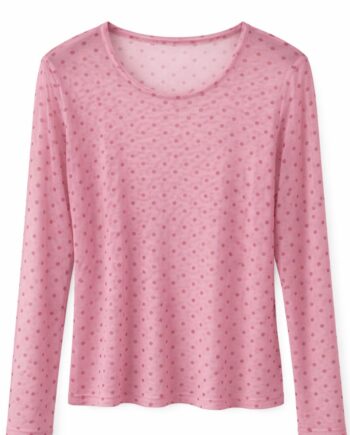 Luxzuz Bluse Sigdotti Mesh 322 Pink Lady
