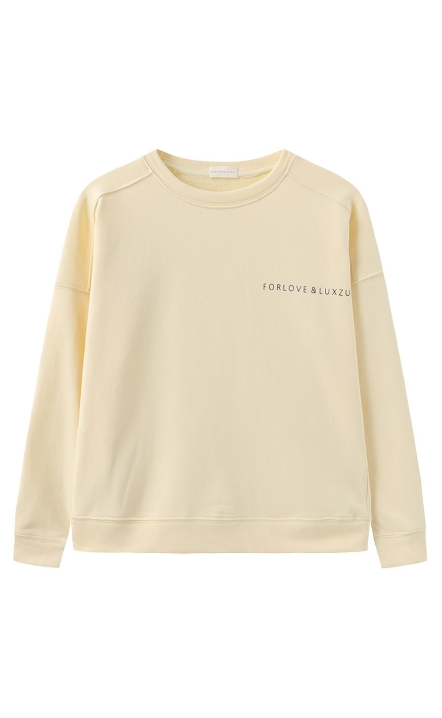 Luxzuz Sweat Lovelux Pastel Yellow