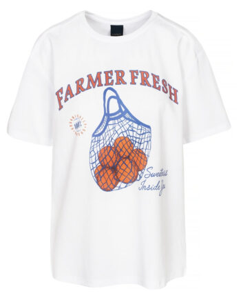 Luxzuz  -shirt Farmer Fresh White
