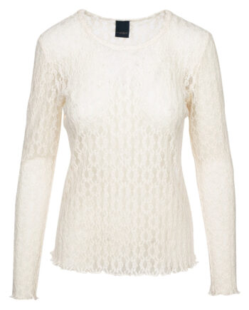 Luxzuz  -shirt Sigba Lace Coconut Milk