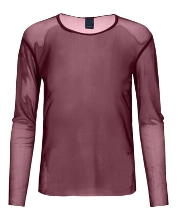 Luxzuz  -shirt Sigborg Mesh Burgundy