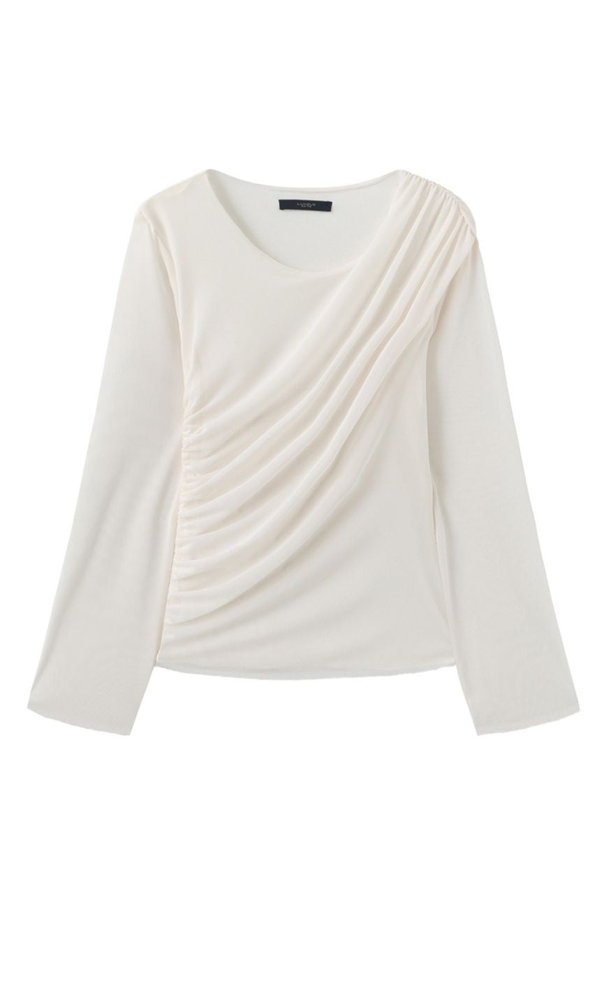 Luxzuz -shirt Thora White Sand