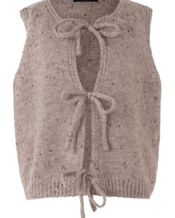 Luxzuz Vest June Deep Taupe