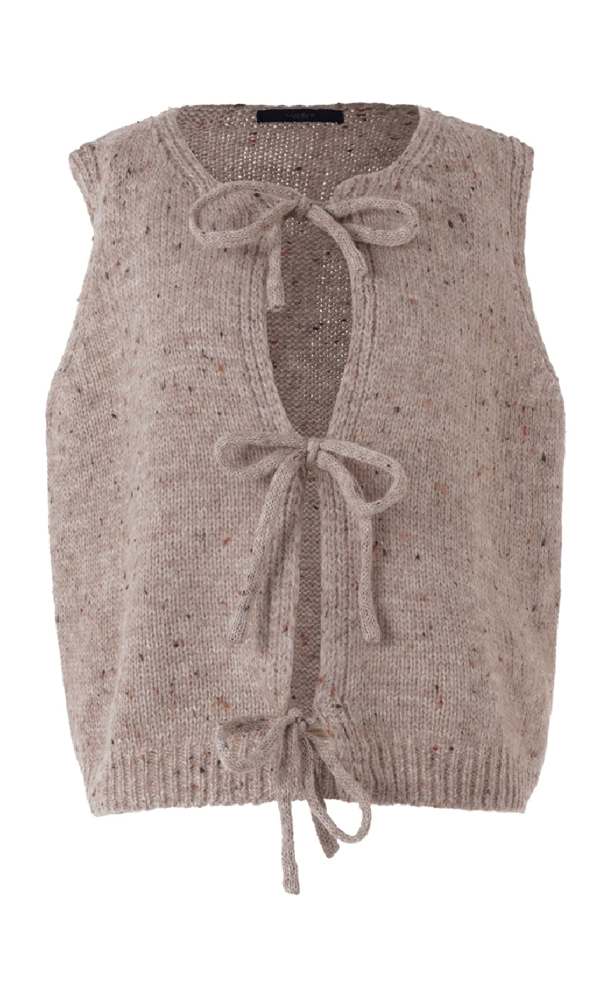 Luxzuz Vest June Deep Taupe