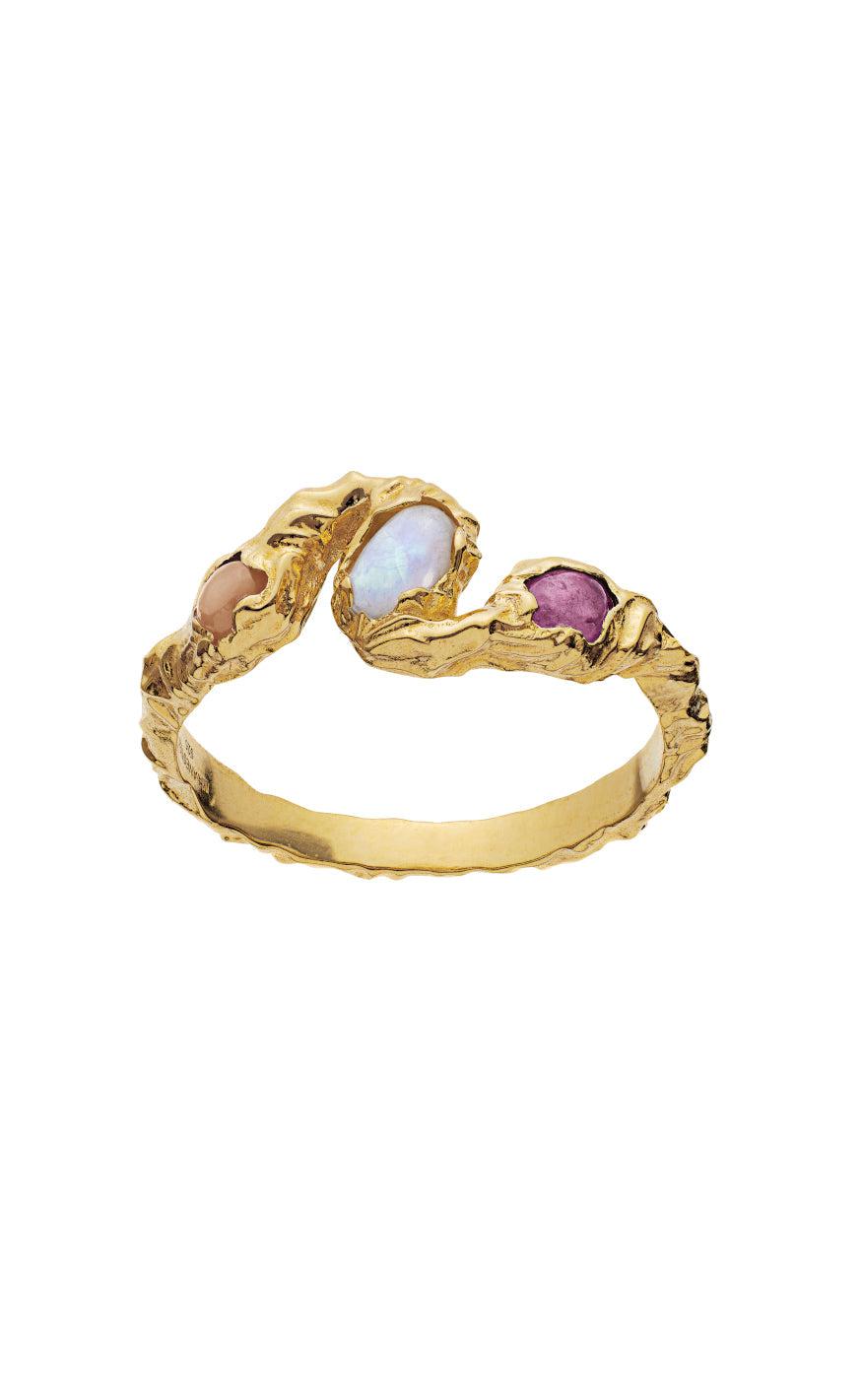 Maanesten Ring Baila Gold Colour