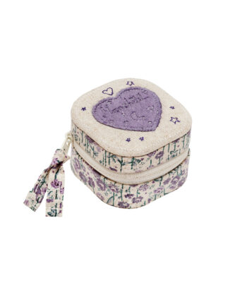 Maanesten Smykkeskrin Alice Purple Heart