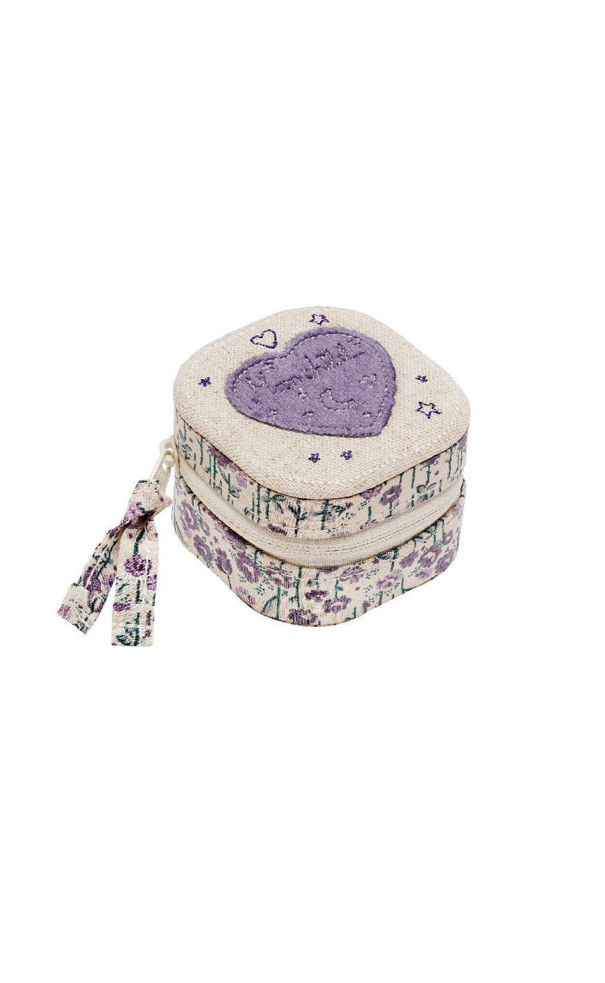 Maanesten Smykkeskrin Alice Purple Heart