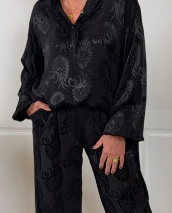 Marta Du Chateau Bluse Charlene Black