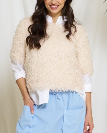 Marta Du Chateau Bluse Desiree Beige