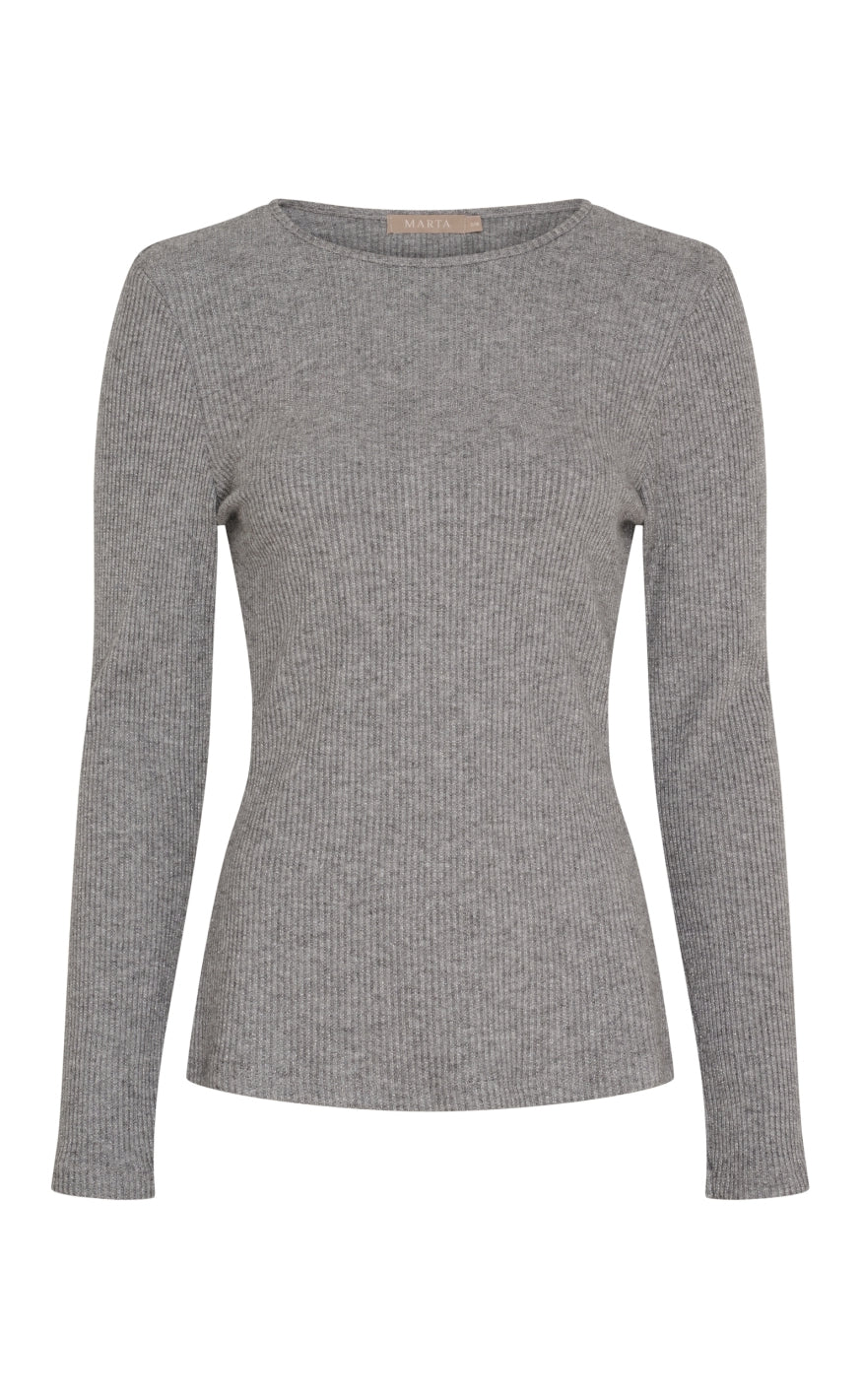 Marta Du Chateau Bluse Lunara Grey