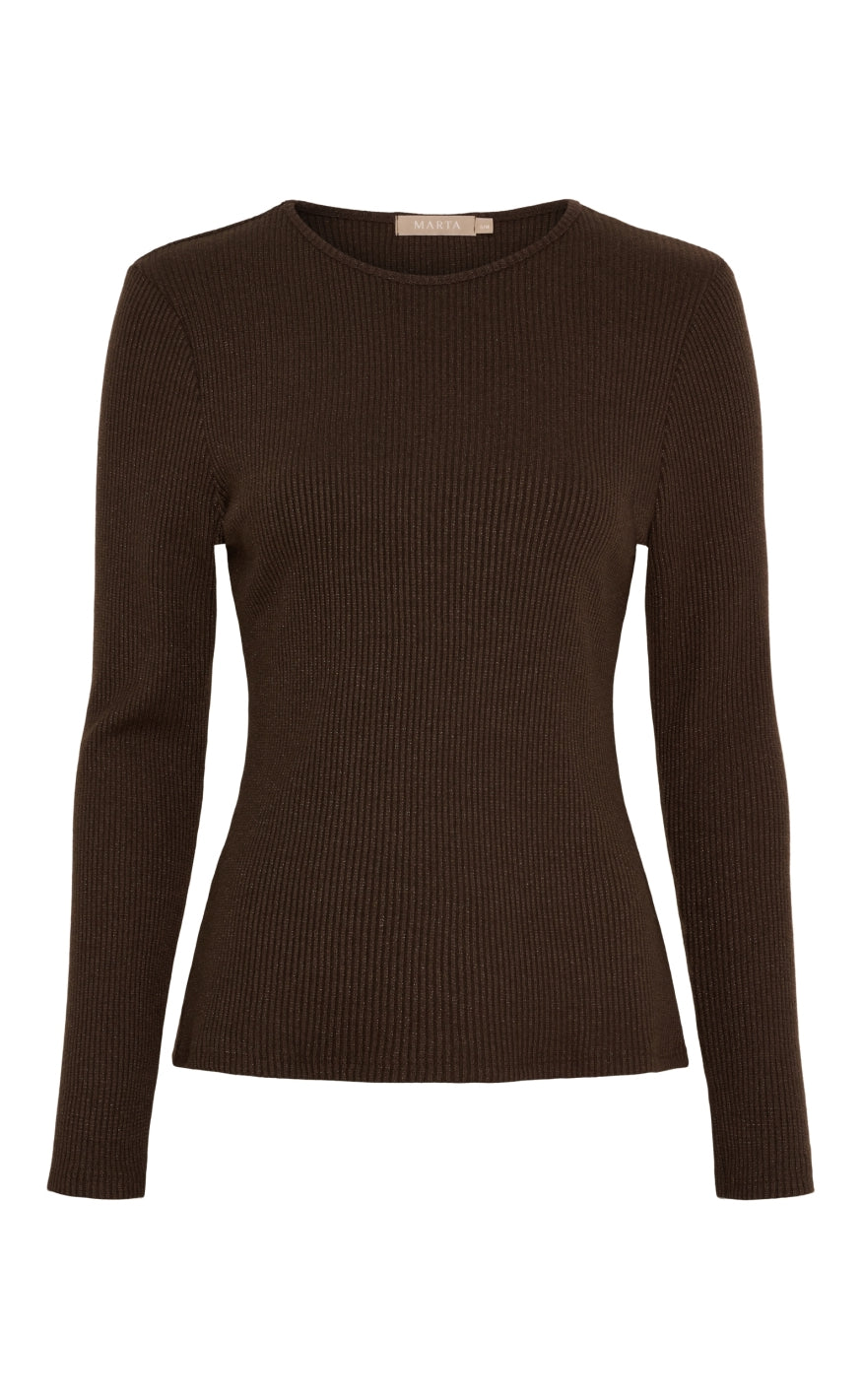 Marta Du Chateau Bluse Lunara Moro