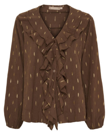 Marta Du Chateau Bluse Oasis Chocolate
