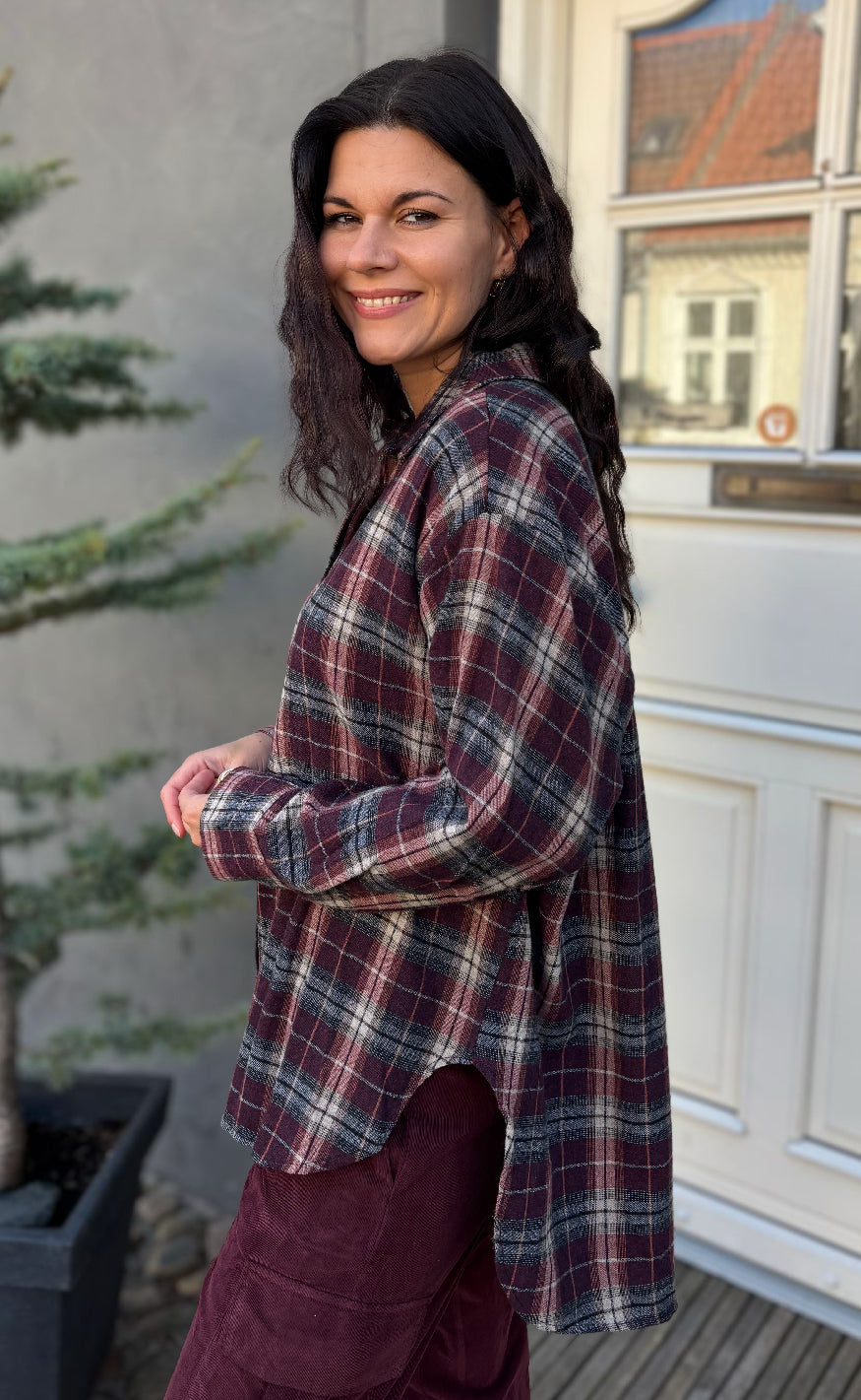 Marta Du Chateau Bluse Orlanda Bordeaux4