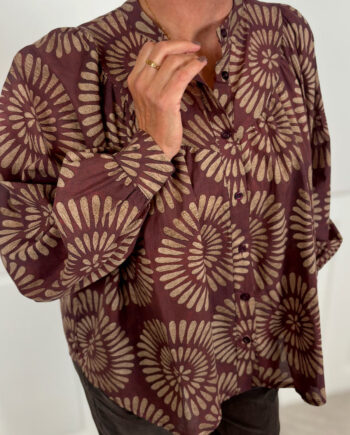 Marta Du Chateau Bluse Romy Bordeaux
