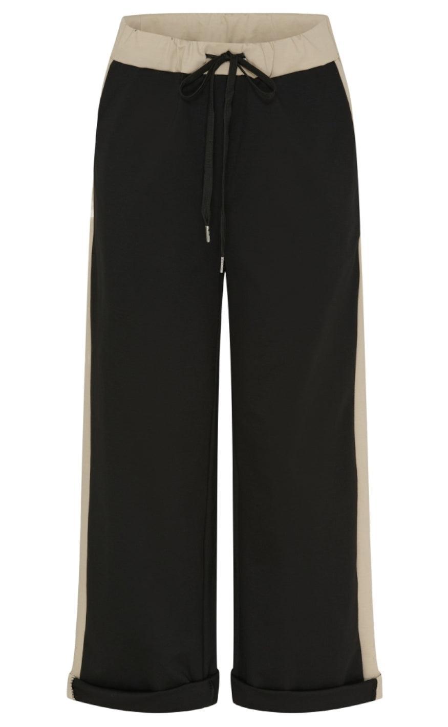 Marta Du Chateau Bukser Lupita Black Beige